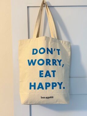 Bon Appétit Subscriber Exclusive Canvas Tote Bag NEW